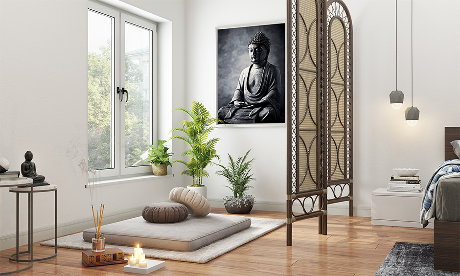 the best Corner Setup for a meditation room