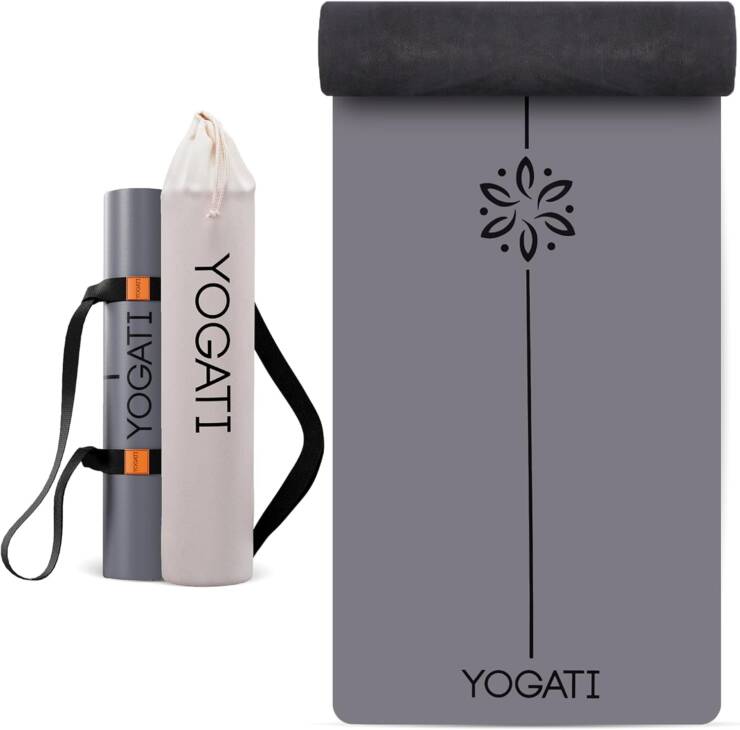 YOGATI Natural Rubber Yoga Mat