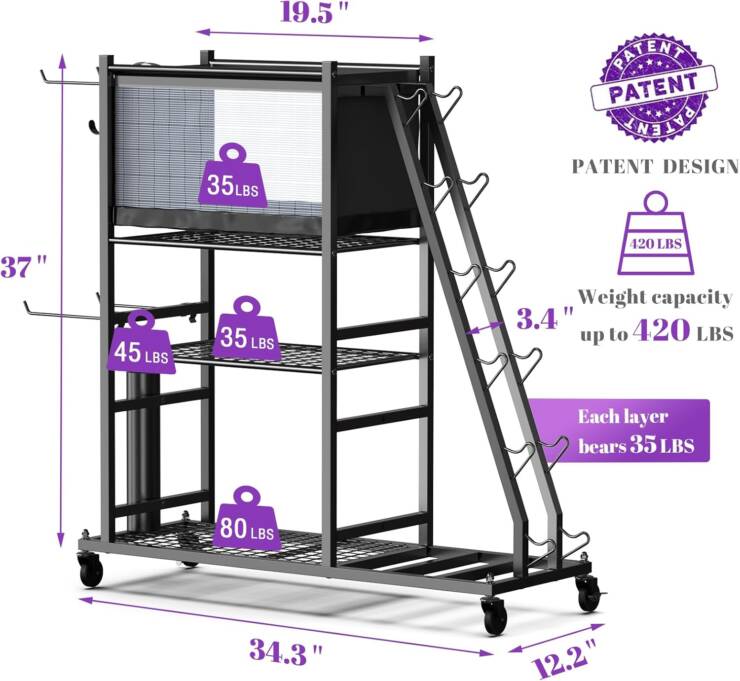 Mythinglogic Dumbbell Rack Stand