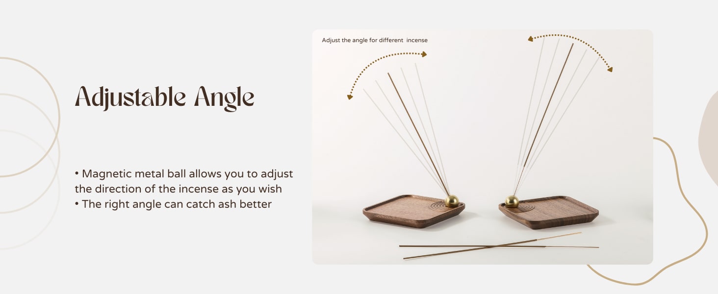 Adjustable Angle Incense Holder