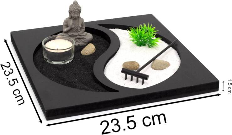 Meditation Yin Yang Buddha Zen Garden Set