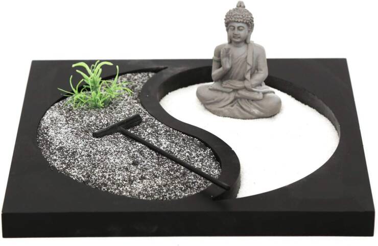 Meditation Yin Yang Buddha Zen Garden Set