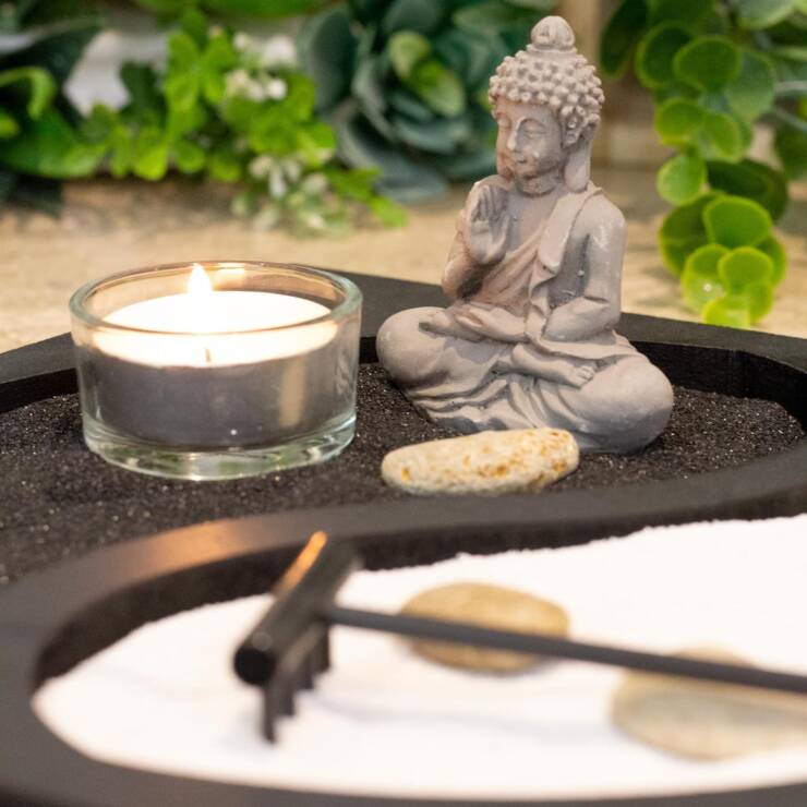 Meditation Yin Yang Buddha Zen Garden Set