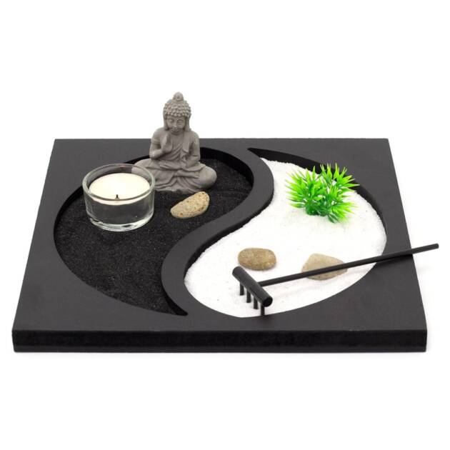 Meditation Yin Yang Buddha Zen Garden Set