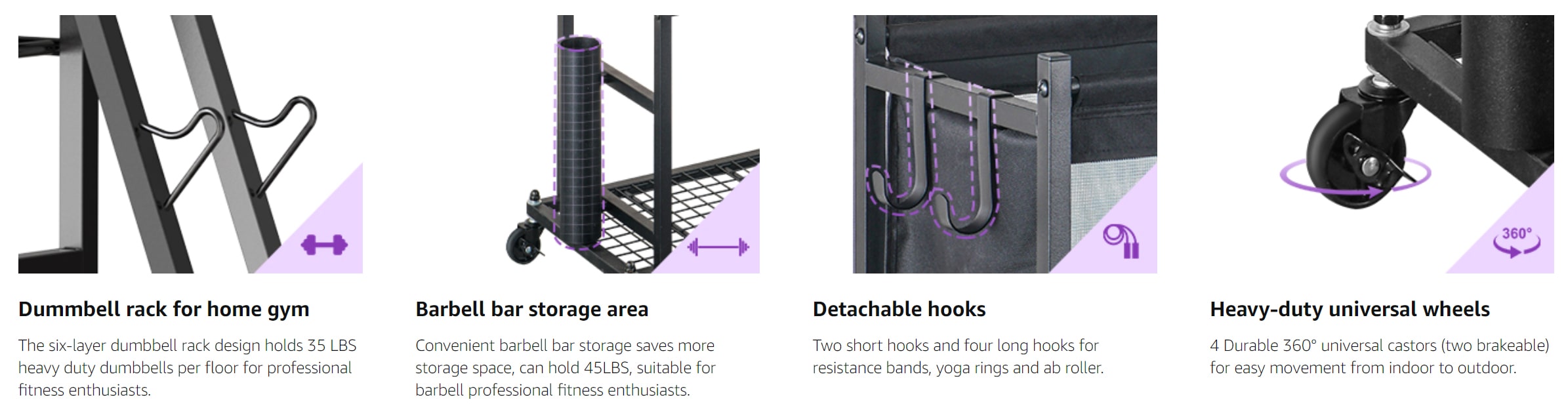 Mythinglogic Dumbbell Rack Stand