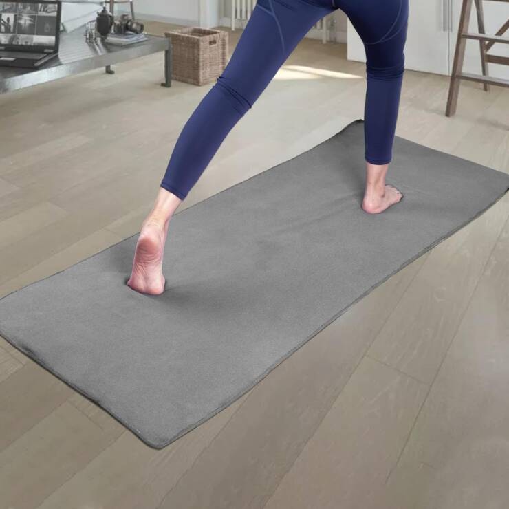 POLYTE Microfibre Hot Yoga Towel Mat