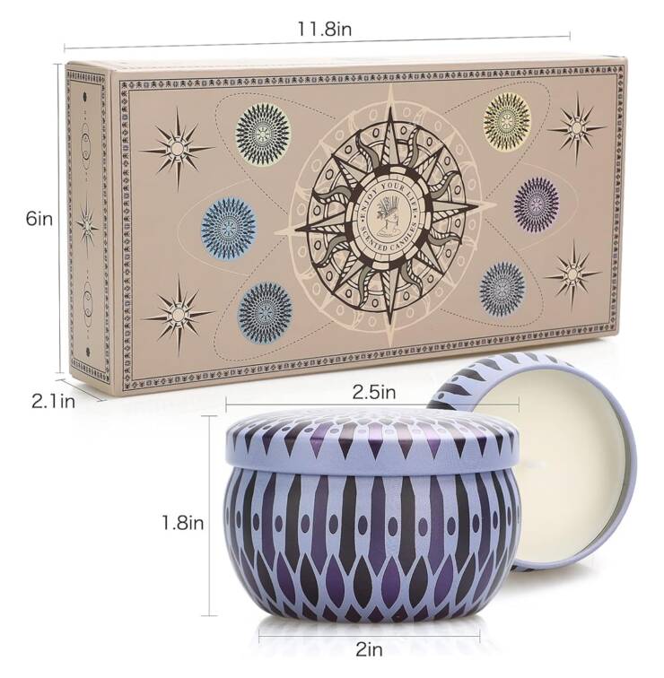 Scented Candles Gift Set 8