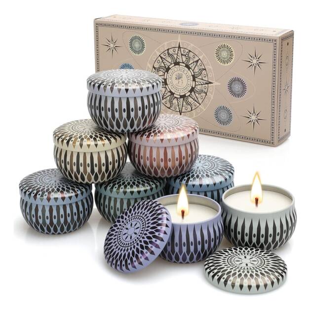 Scented Candles Gift Set 8