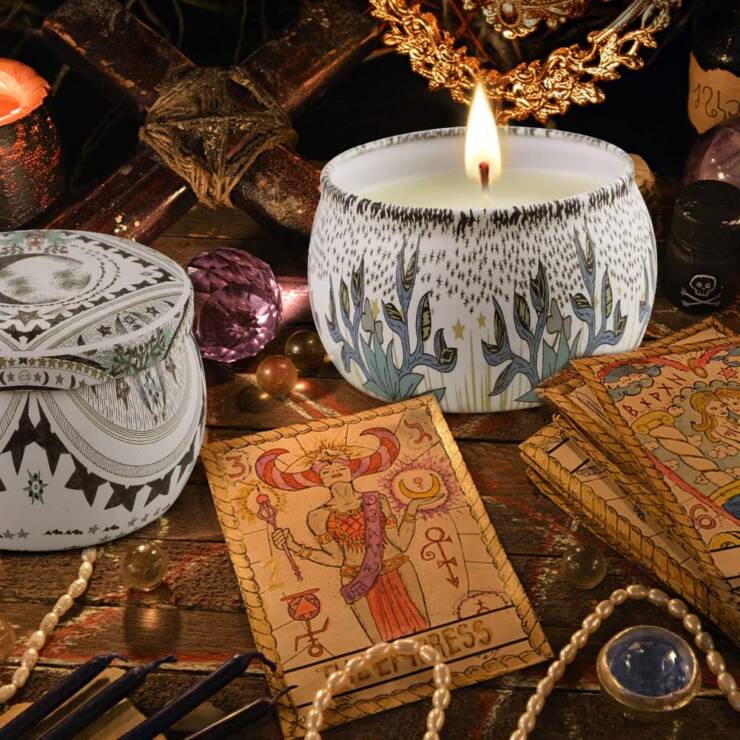 Tarot Scented Candles Gift Set of 6