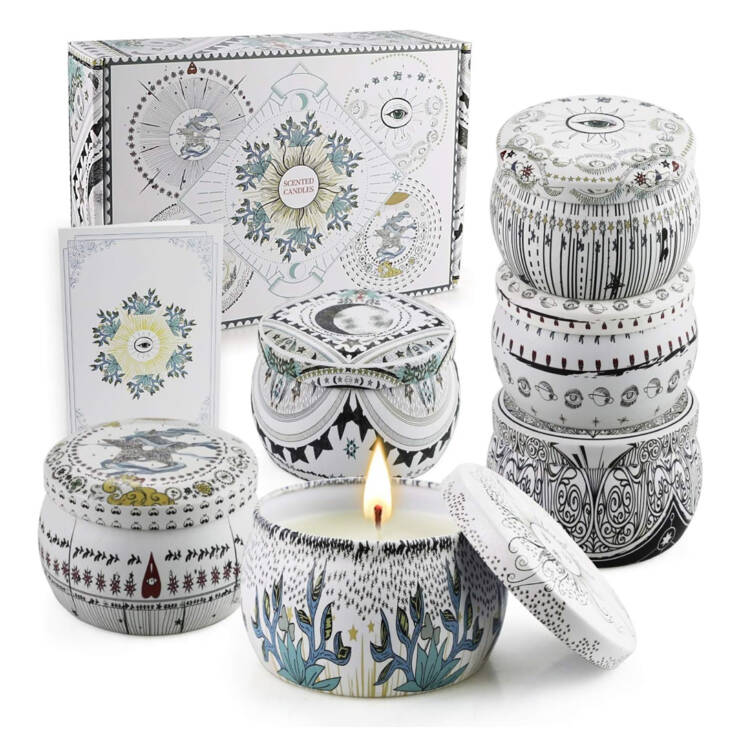 Tarot Scented Candles Gift Set of 6