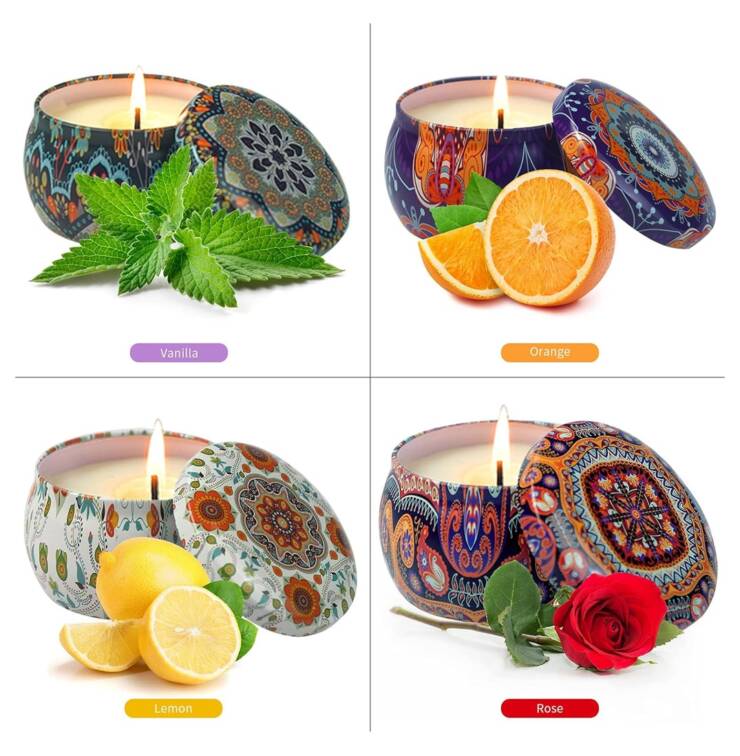 VETOUR Scented Candles Gifts Set for Women