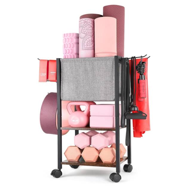 Yoga Workout Equipment Storage