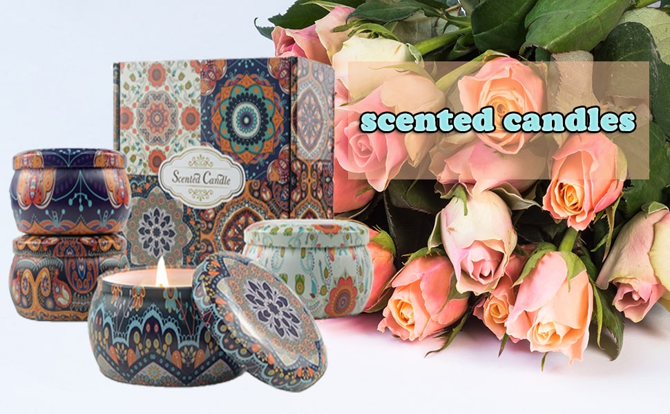 VETOUR Scented Candles Gifts Set for Women