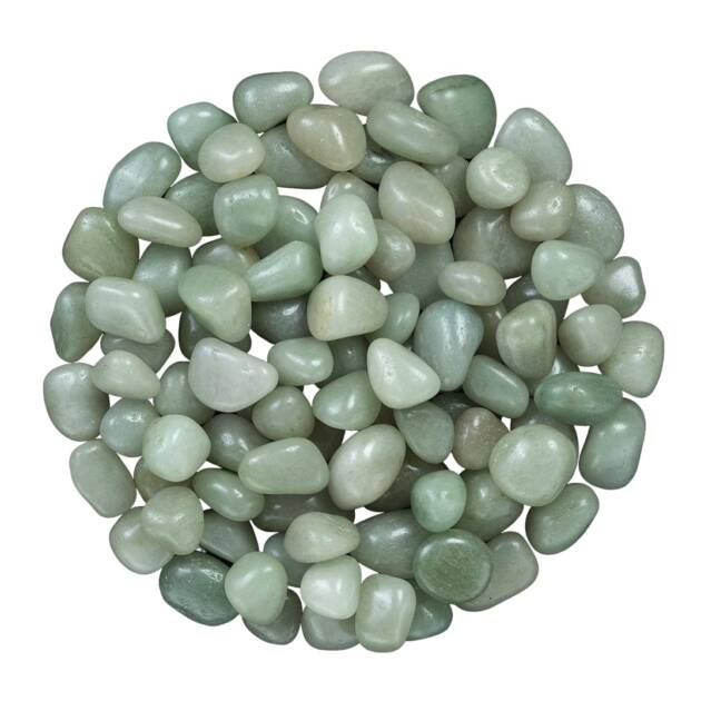 1LB Green Jade tumbled stones