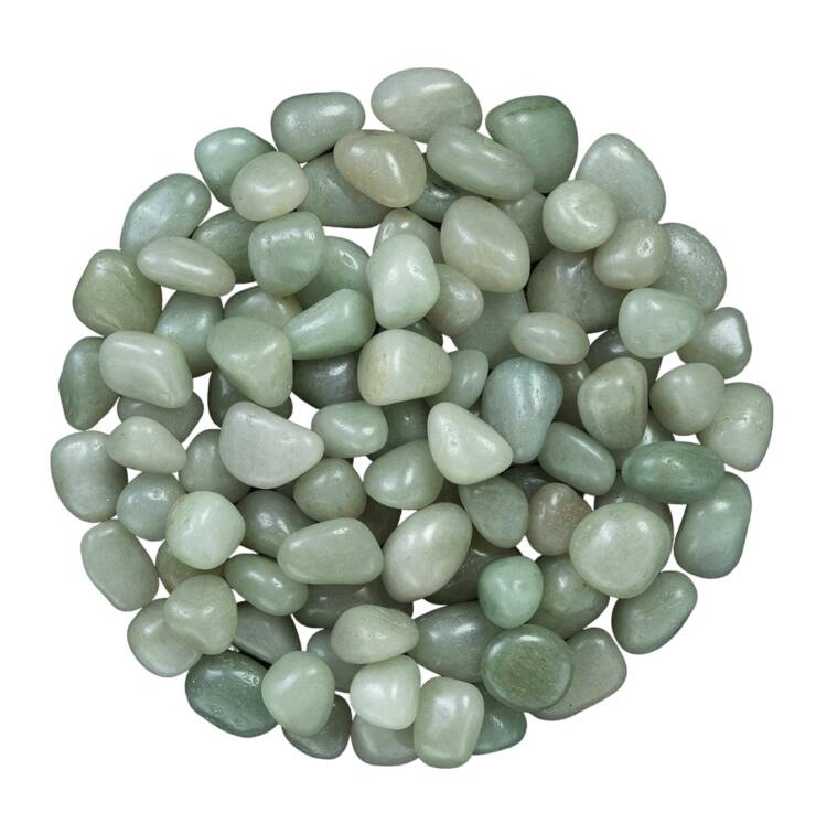 1LB Green Jade tumbled stones