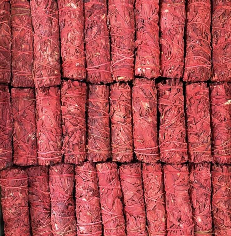 6 Dragon's Blood Smudge Sticks