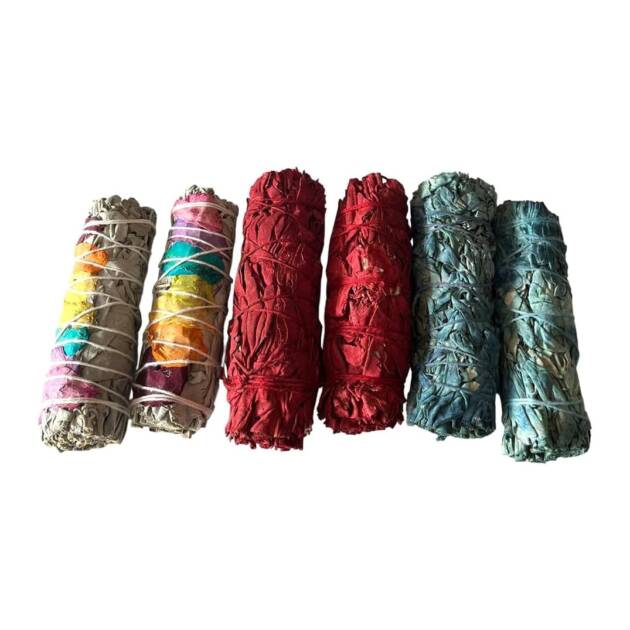 Chakra, Dragons Blood, White Sage Smudge Sticks