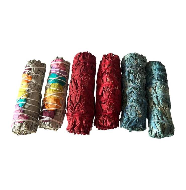 Chakra, Dragons Blood, White Sage Smudge Sticks