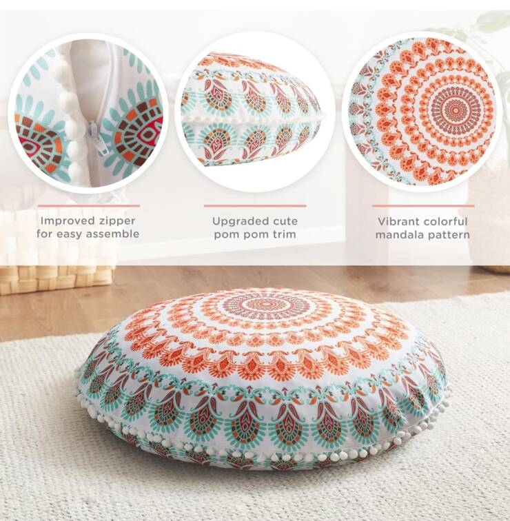 Codi Meditation Floor Cushion (Set of 2)