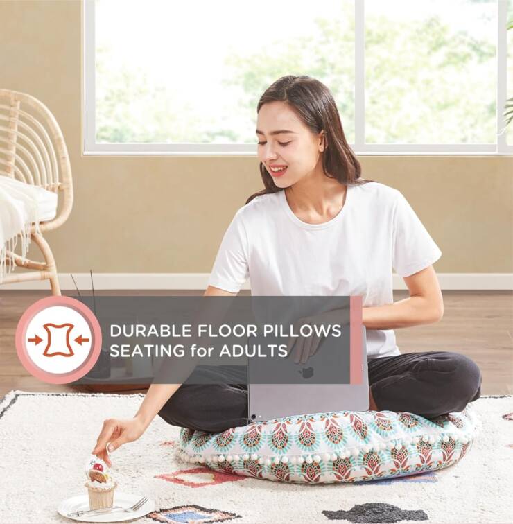 Codi Meditation Floor Cushion (Set of 2)