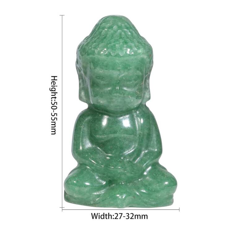 Crystal Baby Buddha Statue