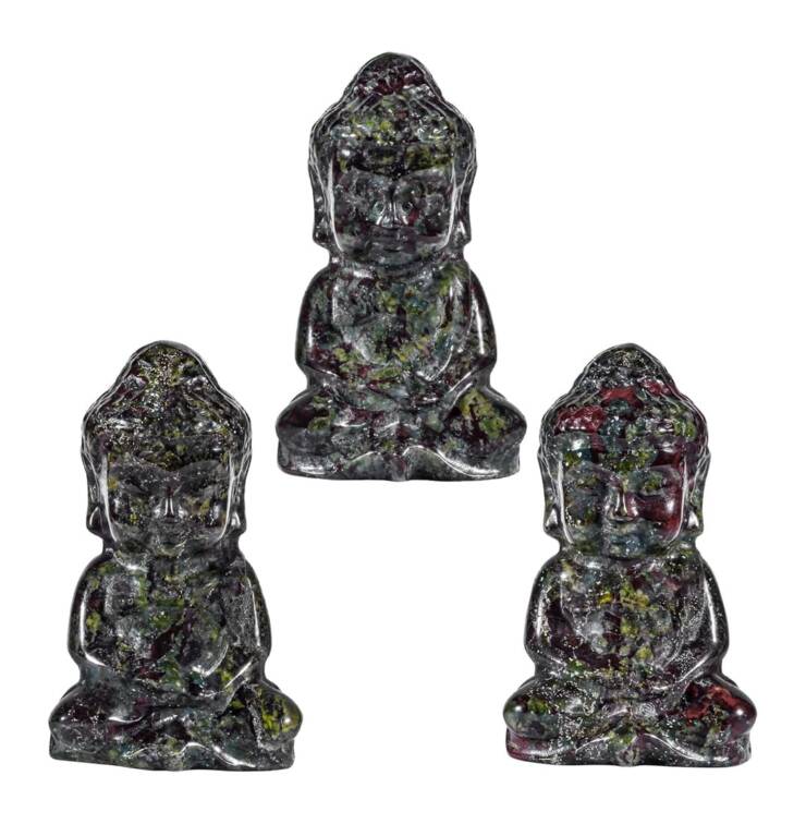 Dragon Blood Stone Baby Buddha Statue