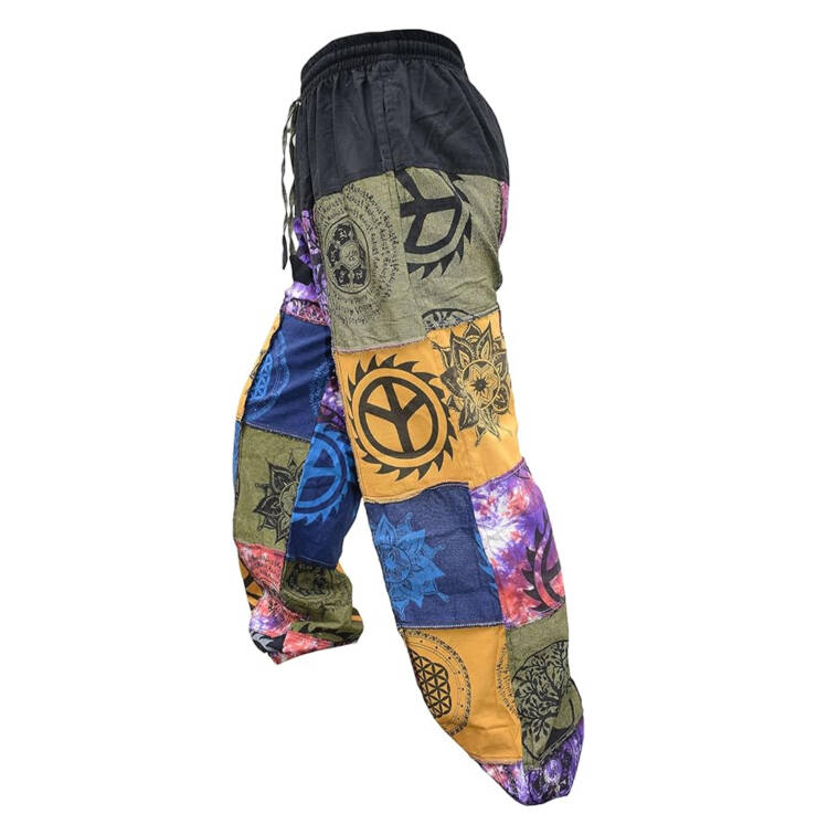 Gheri Mens Patchwork Yoga Pants