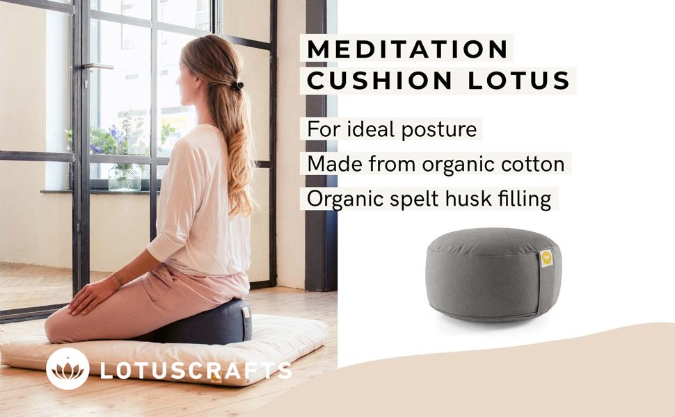 Meditation Cushion Round Lotus