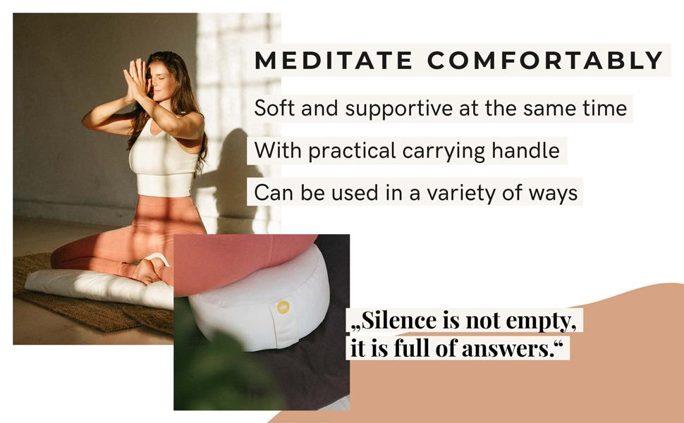 Meditation Cushion Round Lotus