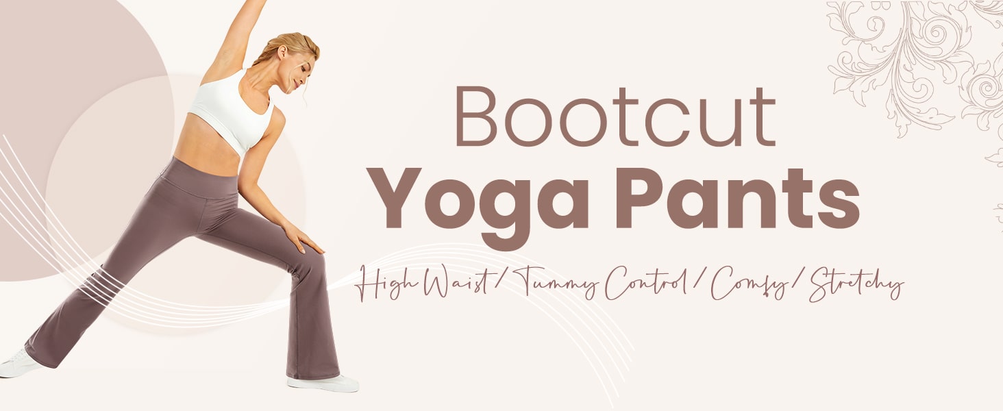 Promover Bootcut Yoga Pants for Women