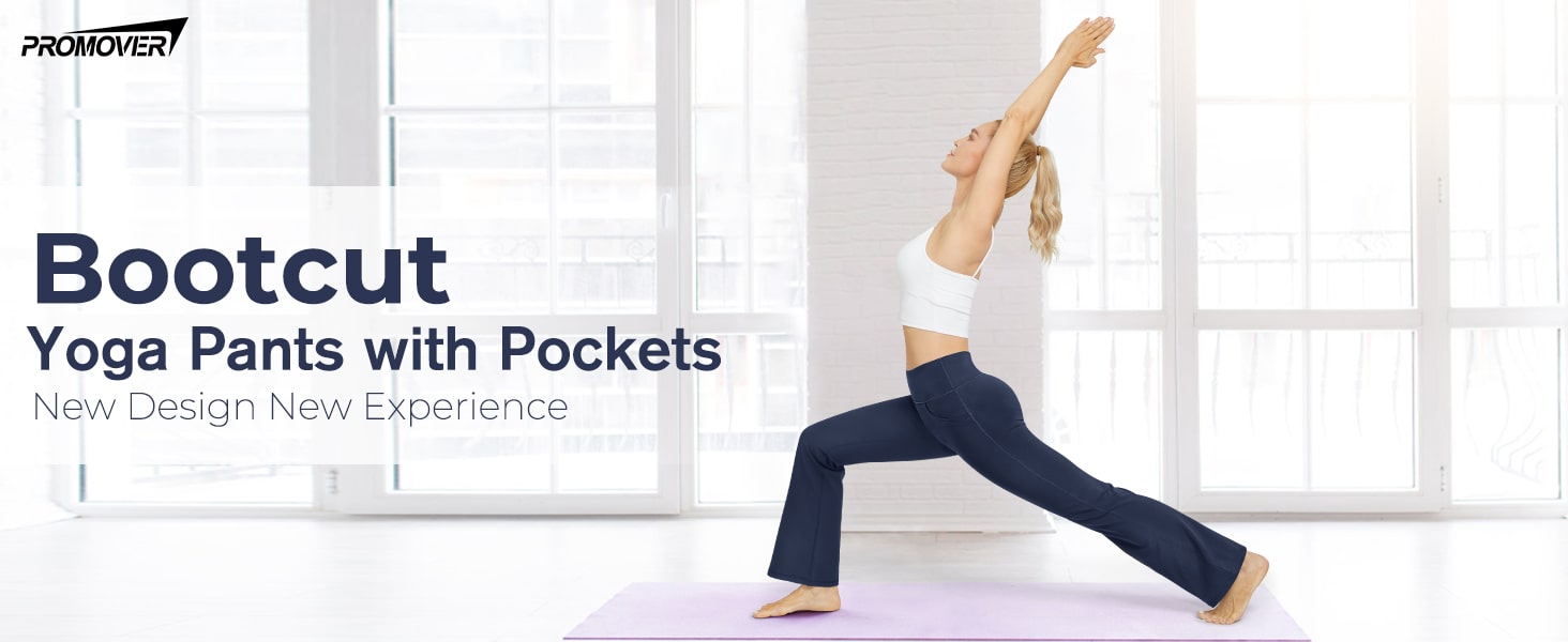 Promover Bootcut Yoga Pants for Women