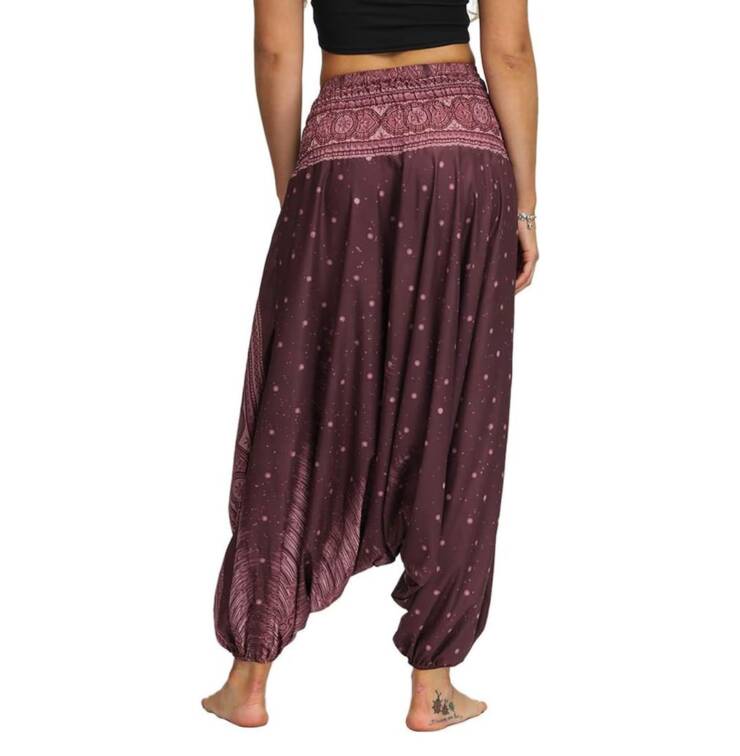 Women's High Waist Yoga Pants (Purple)