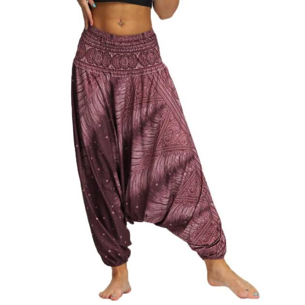 Women's High Waist Yoga Pants (Purple)