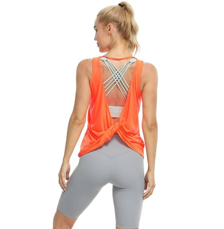 Yoga Tops Open Back (Pack of 2 - Neon)